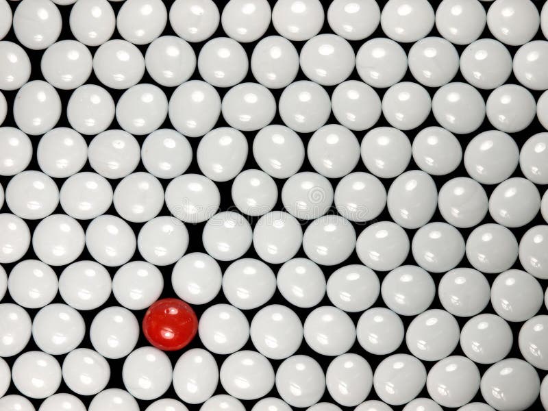 Red and White Glass Stones stock image. Image of reflection 11160893
