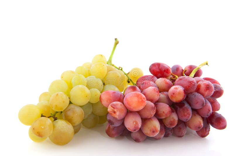Red and white grapes stock photo. Image of isolated, healthy 11416728