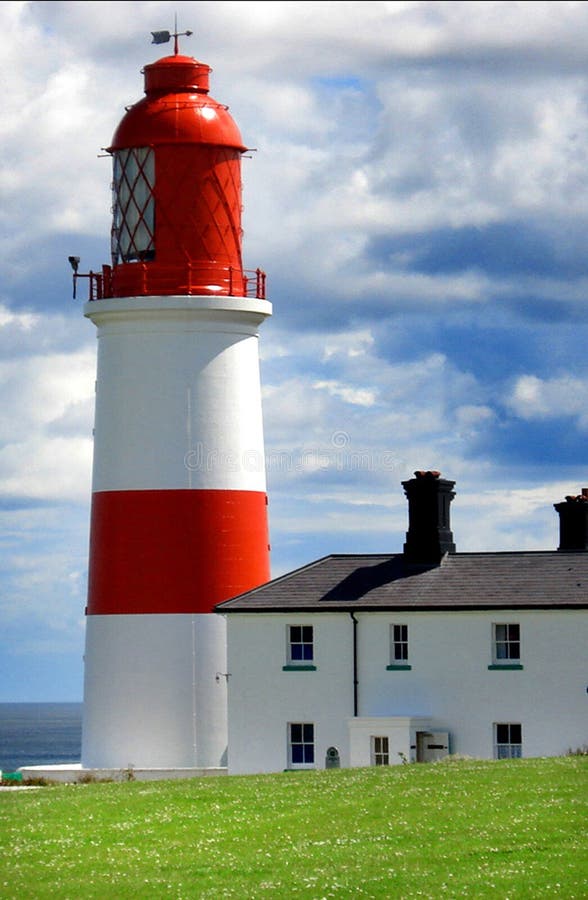 Red and White Lighthouse