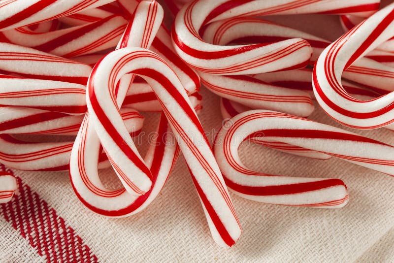 Red and White Mini Candy Canes Stock Photo Image of candy, seasonal