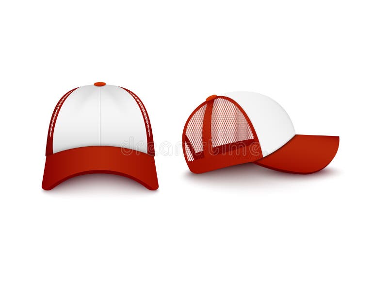 Download Snapback Baseball Cap Mockup Set From Front And Side View ...