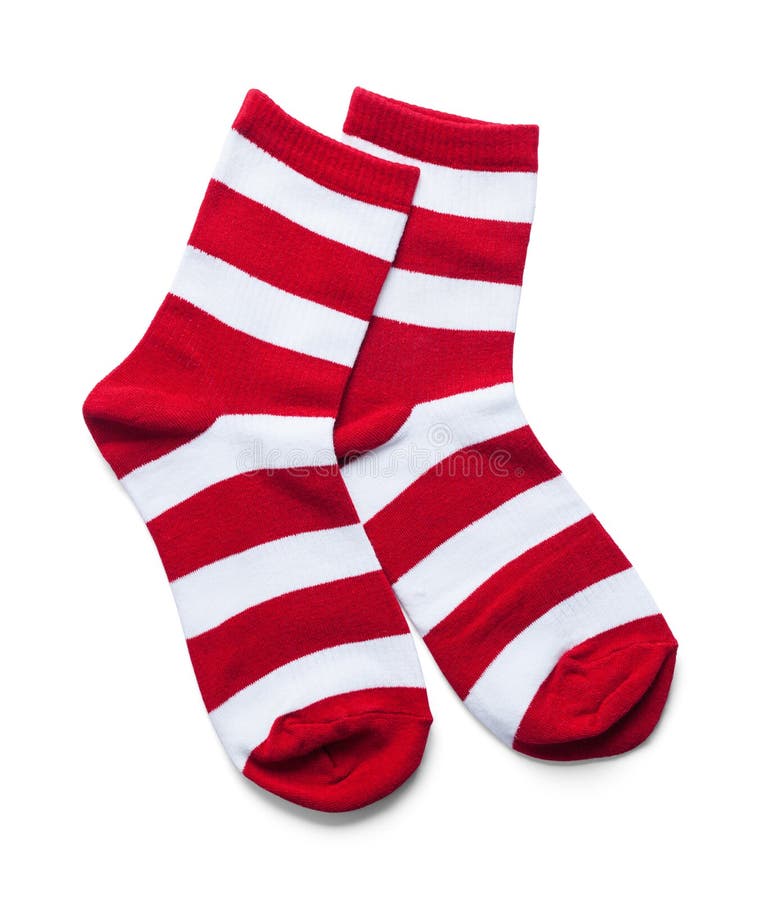 Red striped Socks stock photo. Image of santa, clothing 22198206