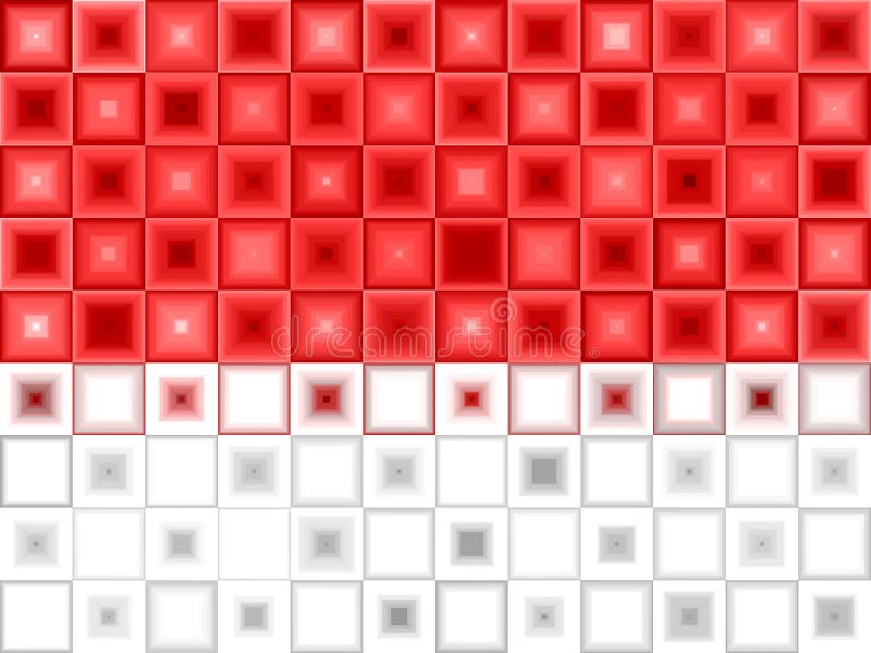 Red White Tile Abstract Background. Red White Tile Abstract Background.