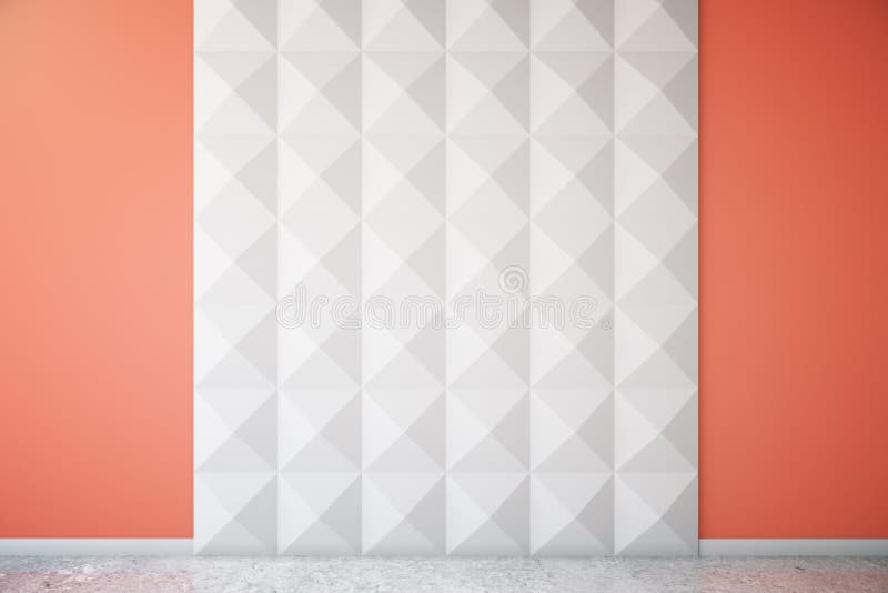 Red and white wall stock illustration. Illustration of estate 72857424