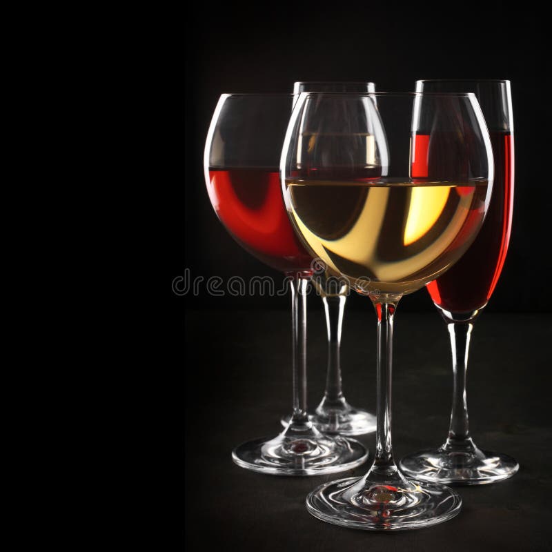 Red and white wine stock image. Image of gourmet, abstract 47957757