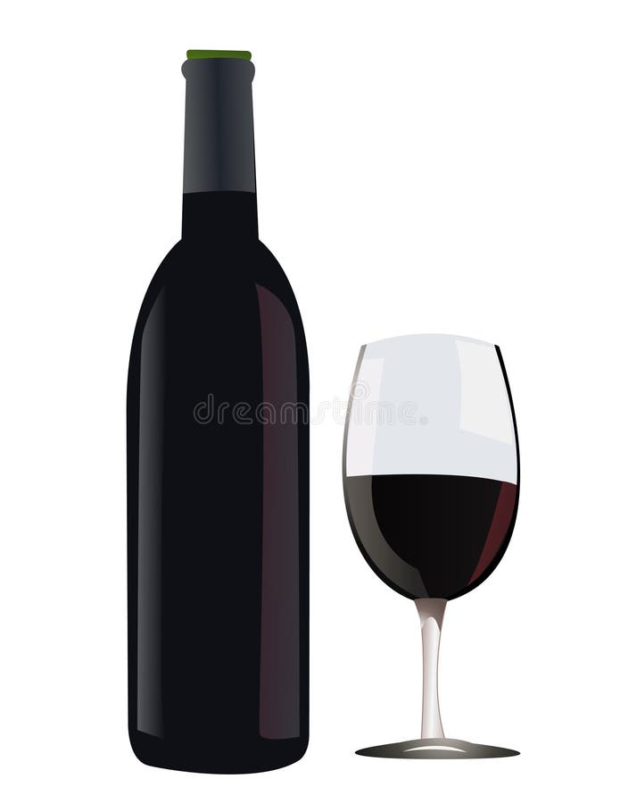 Red wine stock vector. Illustration of isolated 18979988