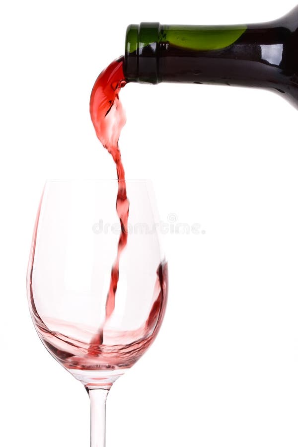 Pouring wine stock image. Image of rosso, vine, delicious 319983