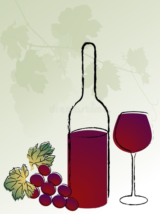 Glass of wine stock vector. Illustration of birthday, gradient - 6491437