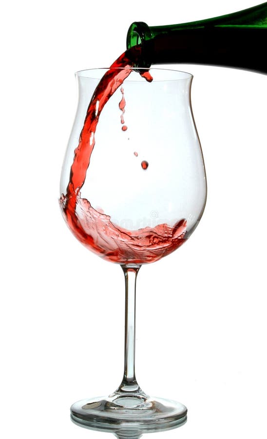 Red wine being poured into a wine glass royalty free stock photos Red wine being poured into a wine glass royalty free stock photos