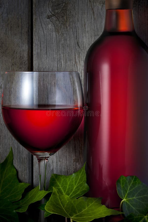 Red Wine Bottle Glass