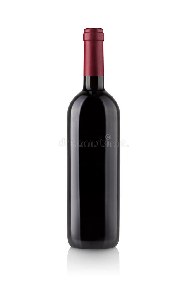 Red wine bottle stock image. Image of bottle, vertical 34857153