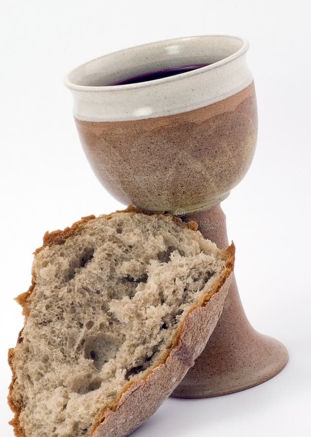 Red wine and bread - communion