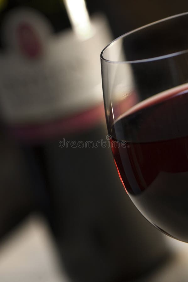 Red wine close up