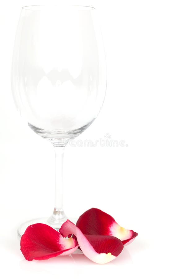 Red wine glass