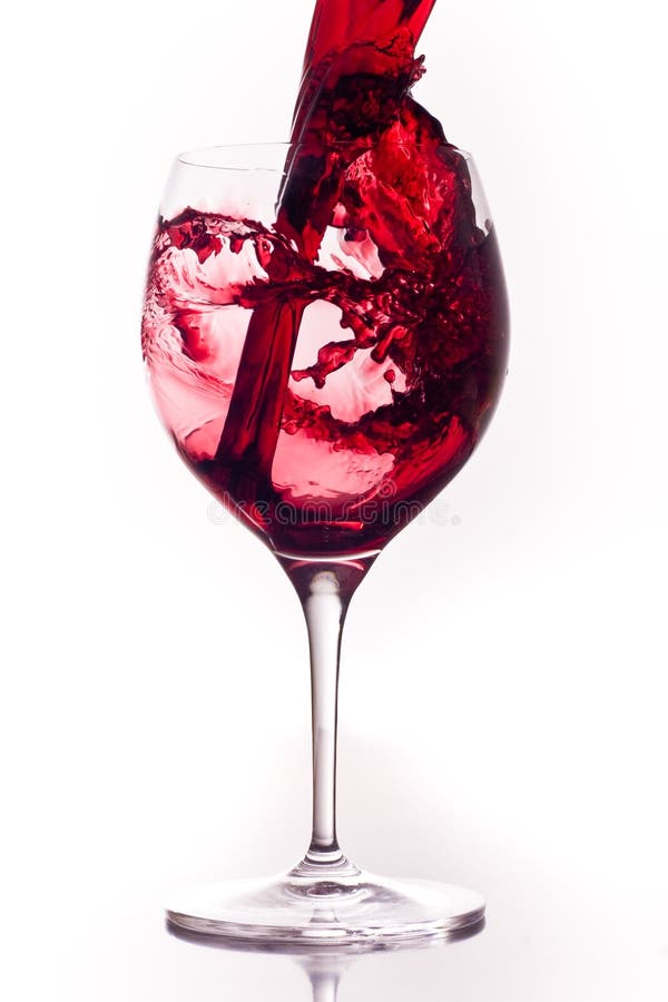 Pouring red wine in glass stock photo. Image of drink 14550054