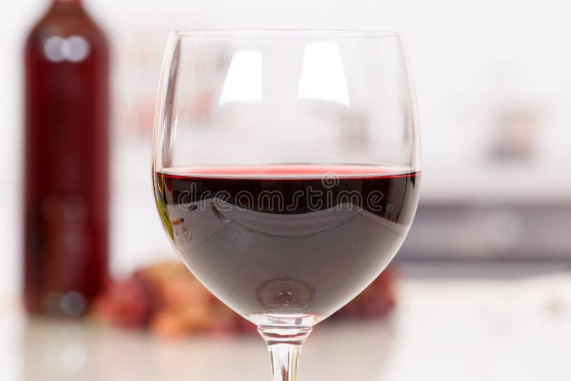 Red wine in a glass royalty free stock images Red wine in a glass royalty free stock images