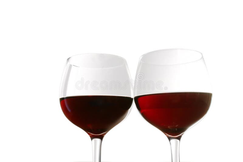 Red Wine Glasses stock image. Image of pinot, alcoholic 368005
