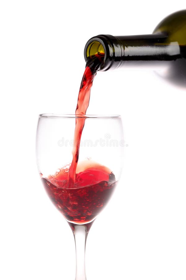 Red wine pouring stock photo. Image of beverage, dining 22673162