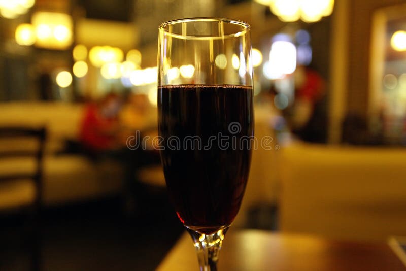 Red wine in restaurant stock photo. Image of abstract 62359218