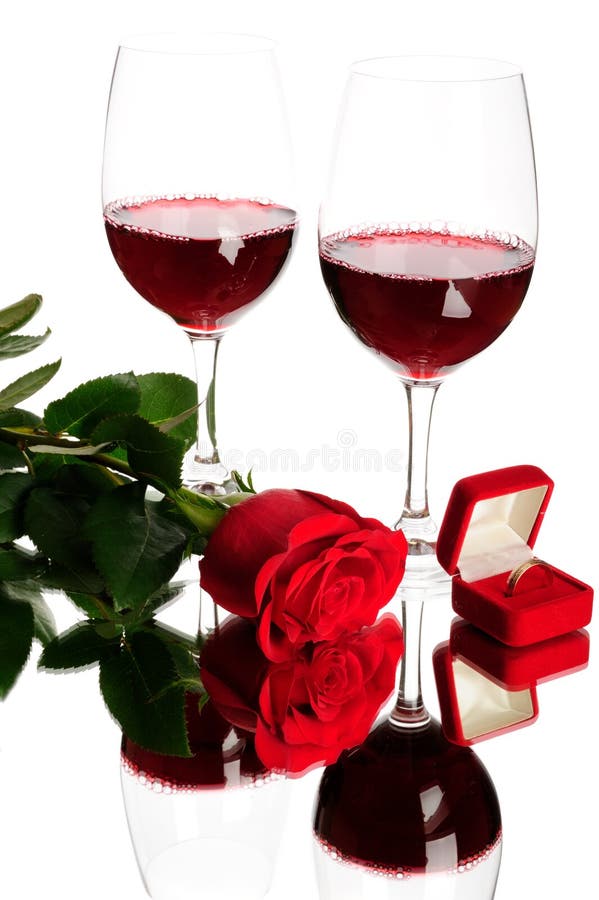 Romance, Wine and Pearls stock photo. Image of pearls, lustrous 253770