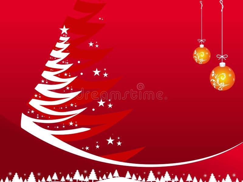 Christmas Background with Santa and Deers, Vector Stock Vector ...