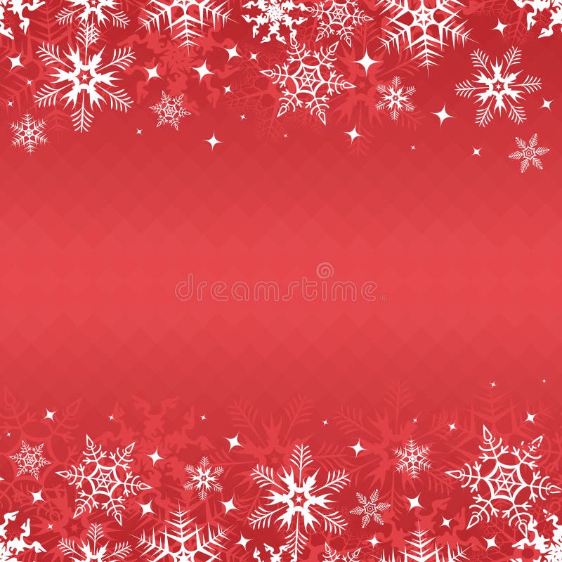 Red winter banner