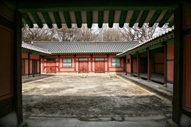 Red Wood Buddhist Buildings