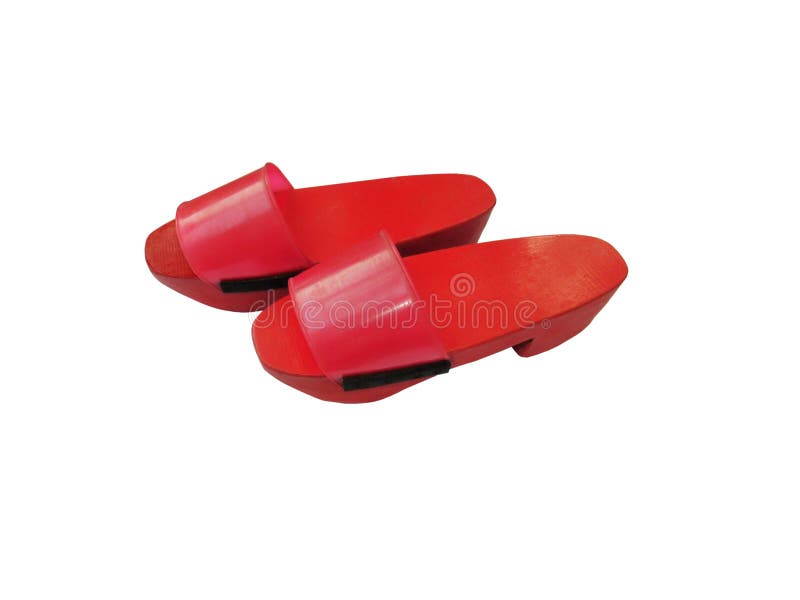 chinese wooden clogs