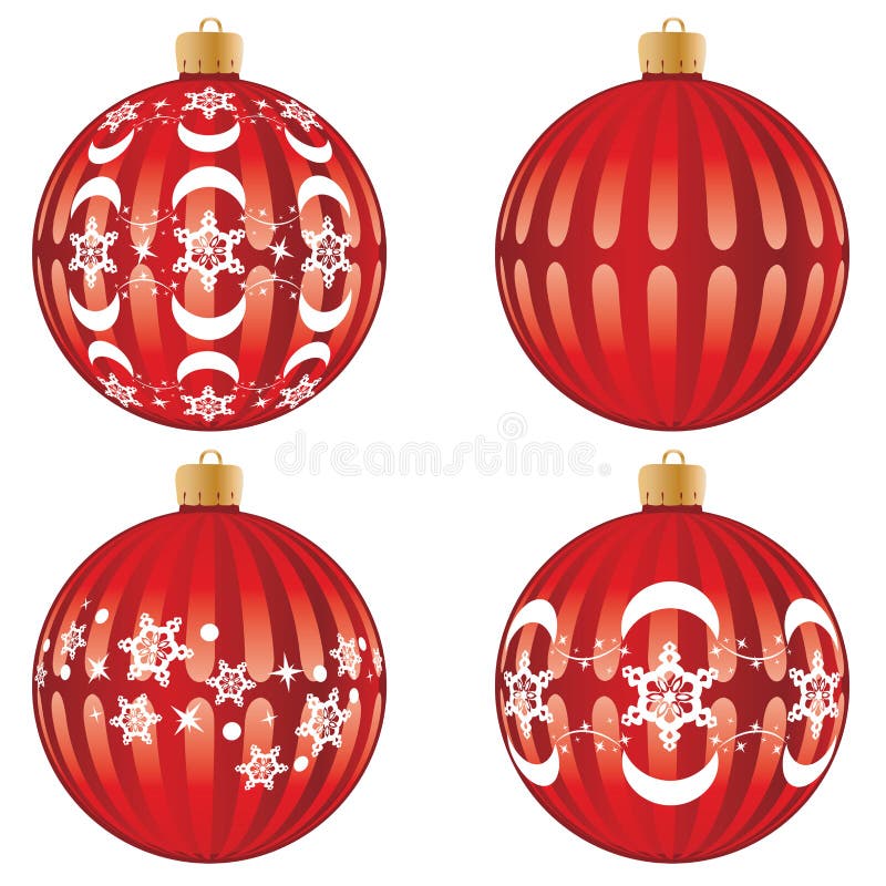 Red Xmas Ball Design