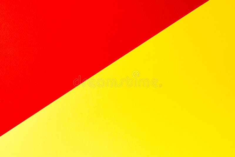 Red and Yellow Colors Abstract Paper Background with Geometric Shape
