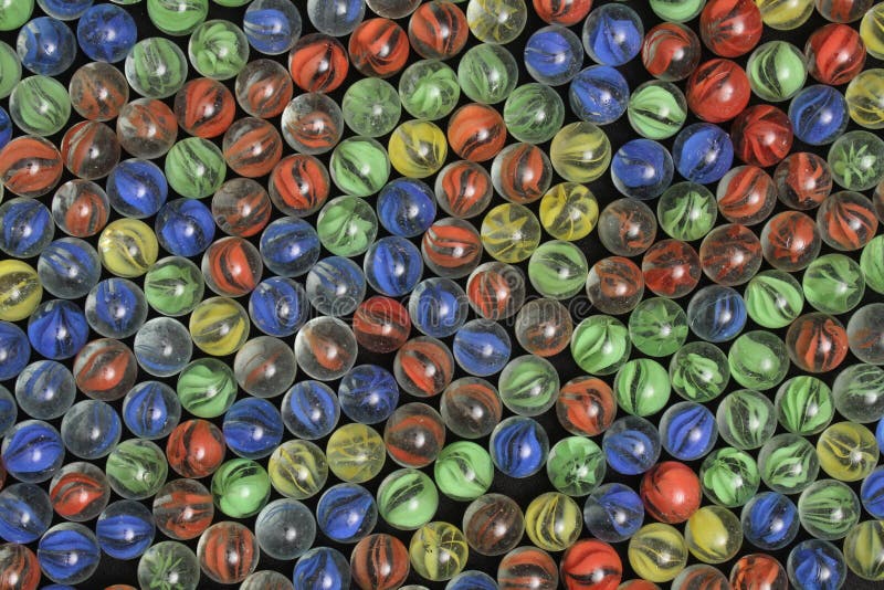 Red Yellow Green and Blue Marbles Image 2 Stock Photo Image of