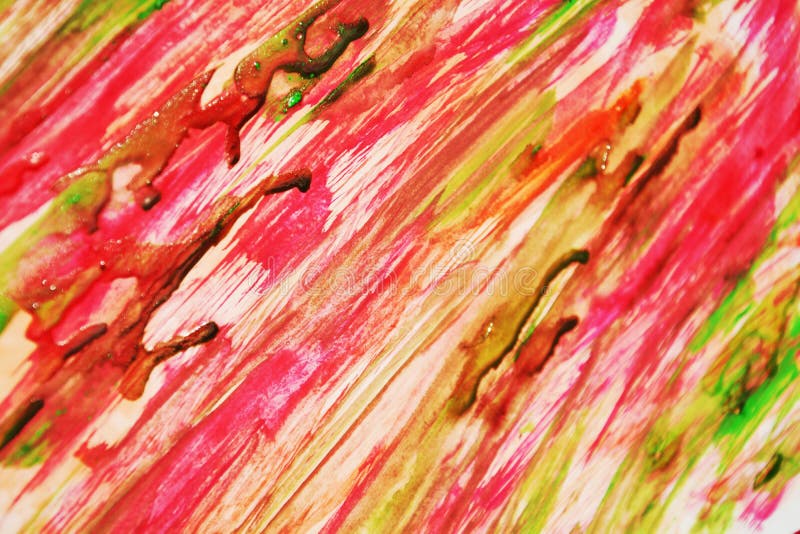 Red yellow green watercolor abstract background in pink orange green red purple hues. Abstract spots paint watercolor shapes. Red yellow green watercolor abstract background in pink orange green red purple hues. Abstract spots paint watercolor shapes.