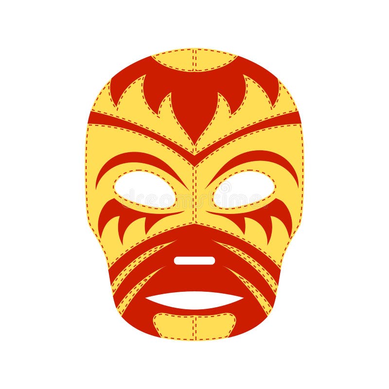 red-yellow-luchador-mask-template-stock-vector-illustration-of-yellow