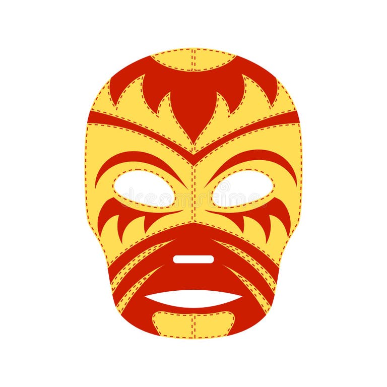 Wrestling Mask Template Stock Illustrations 155 Wrestling Mask