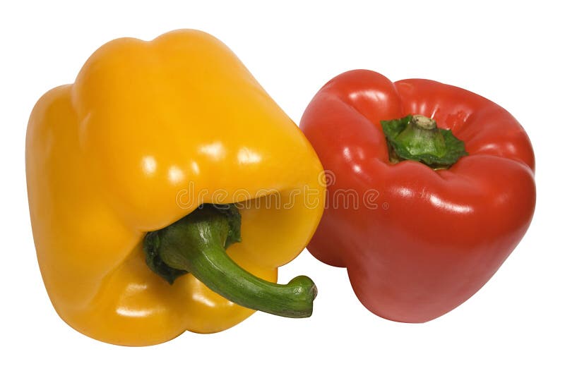 Red and Yellow Pepper w/ Path