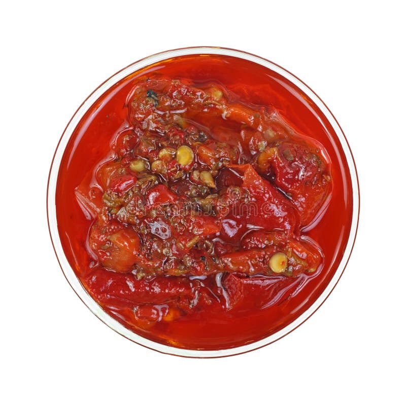 Red Yellow Peppers Olive Oil Stock Photo Image of spicy, mealtime