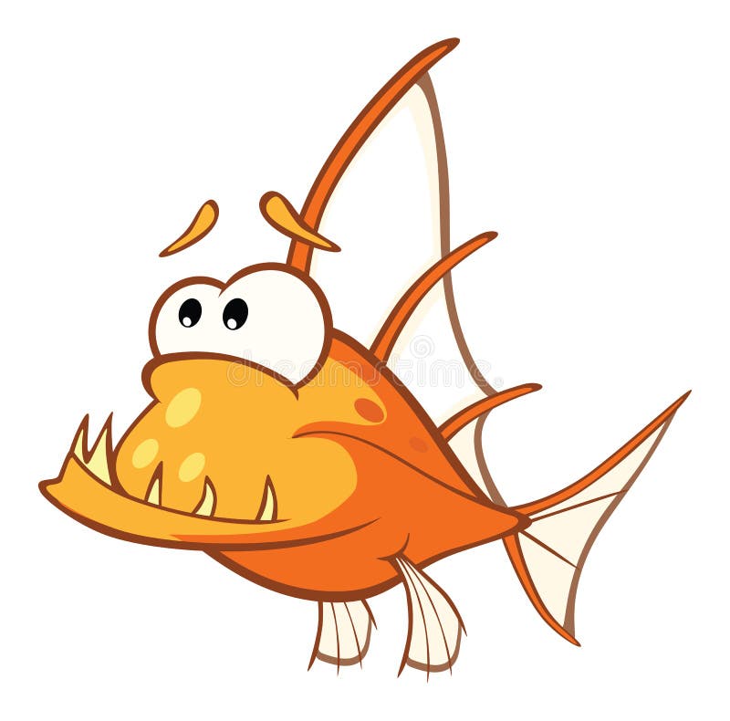 Illustration of a Monk Fish. Deep-water Fish. Cartoon Character Stock Vector - Illustration of character, bulb: 117622180 Illustration of a Monk Fish. Deep-water Fish. Cartoon Character Stock Vector - Illustration of character, bulb: 117622180