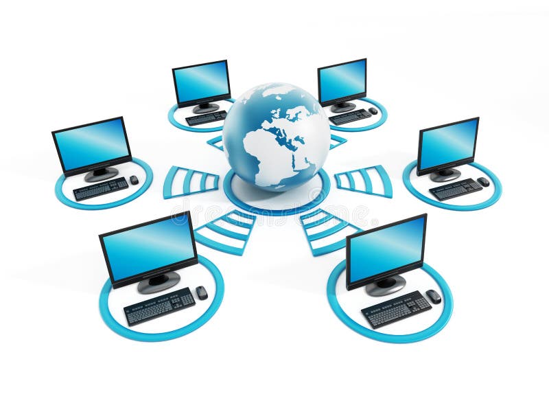 Rede global ilustração do vetor