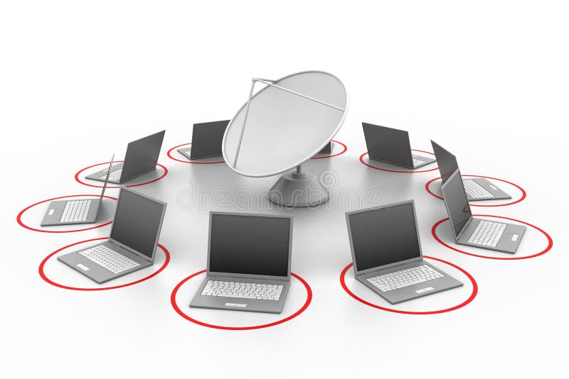 Rede informática global ilustração royalty free