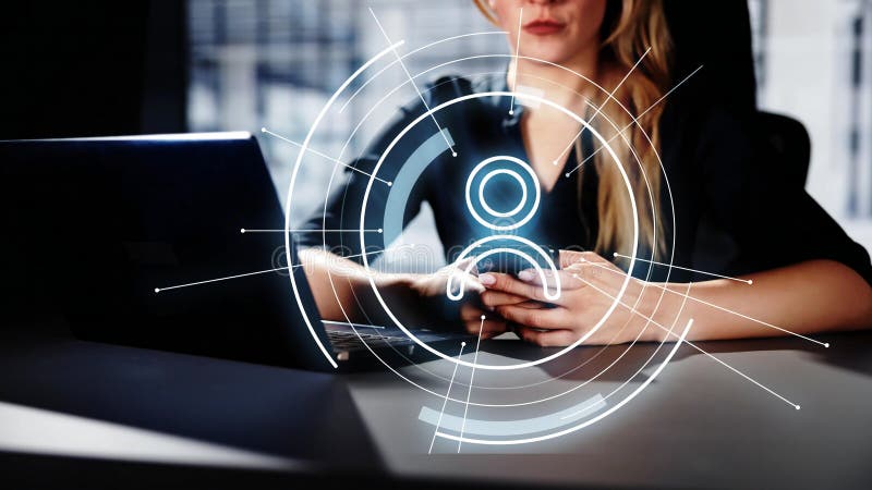 Rede Social de Negócios Online foto de stock royalty free