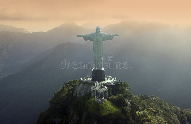 Redeemer rio Бразилии christ de janeiro стоковое изображение rf