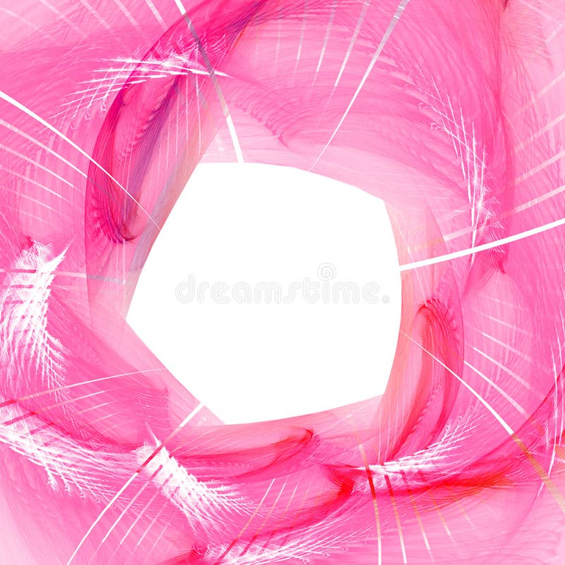 Rodopio rosa ilustração stock