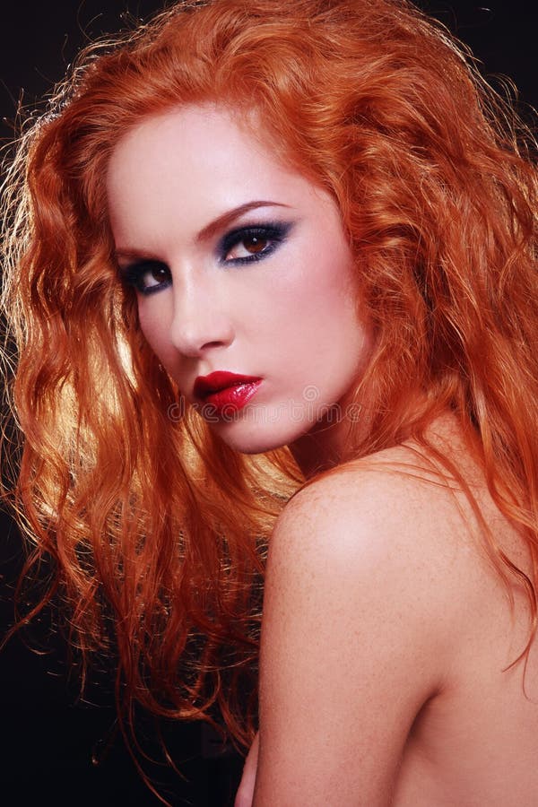 Redhead royalty free stock photo Redhead royalty free stock photo