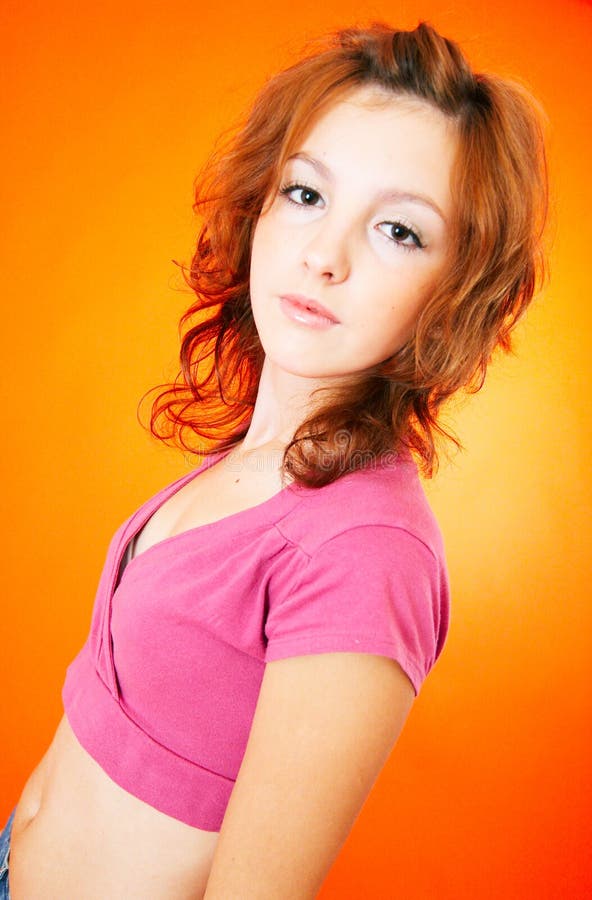 Redhead Teen 5 Stock Photo Image Of Interesting Attract