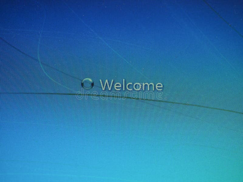 Windows 7 Welcome Screen Editorial Stock Photo Image Of Screen 110684723