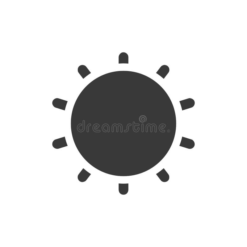 Brightness Icon Vector Art Illustration Stock Vector - Illustration of ...