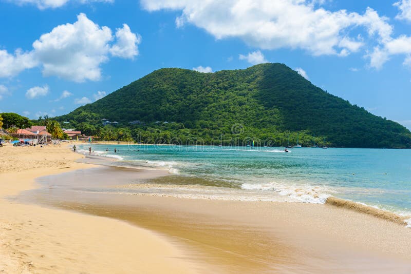 Panoramic Castries, Caribbean St. Lucia Capital Stock Photo - Image of ...