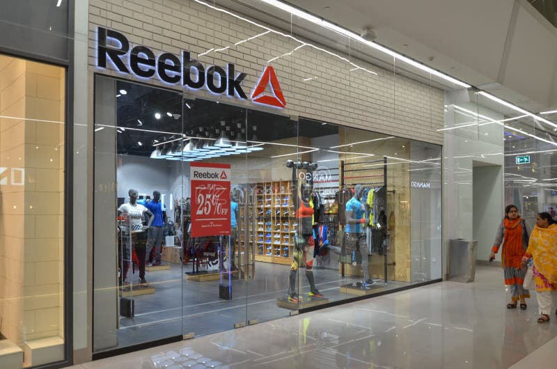 Reebok shop in South Korea editorial 