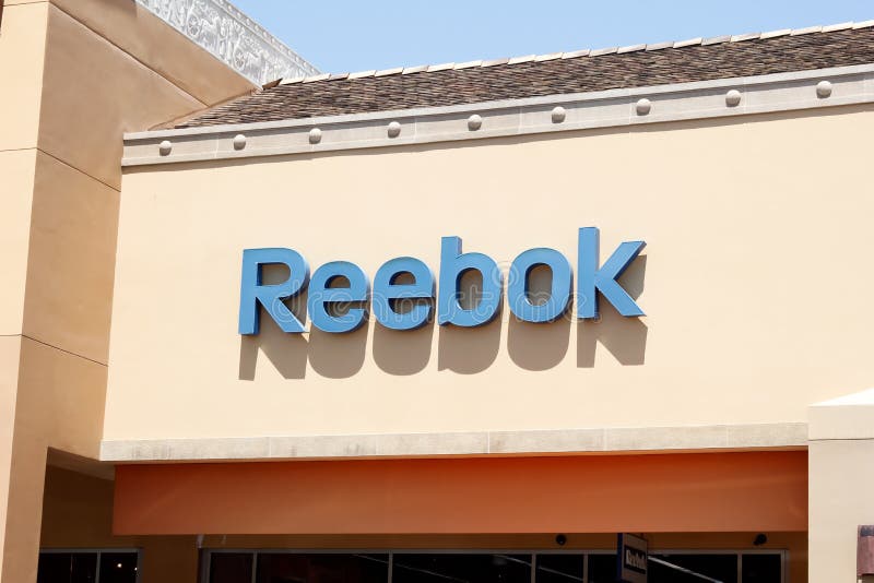 Reebok store editorial stock image. Image - 134641709