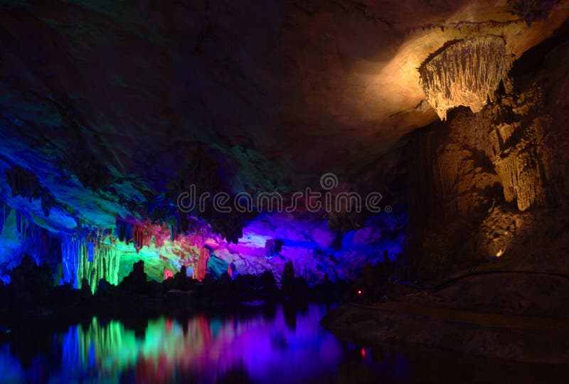 The reed flute cave crystal palace guilin